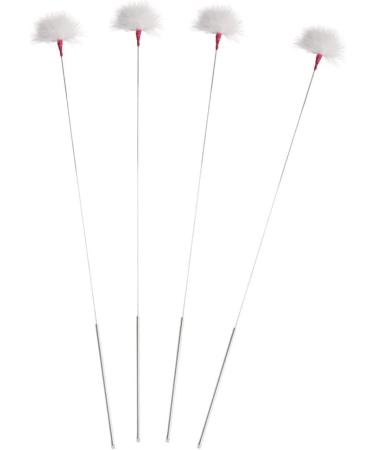 DOITOOL 4pcs Goose Feather Ear Pick | Ear Wax Cleaning Stick & Remover Tools - Buy Online on GoSupps.com