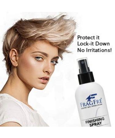 FRAGFRE Hair Finishing Spray Firm Hold 8 oz - Fragrance-Free Hypoallergenic Hair Spray for Sensitive Skin - Vegan, Parabens and Gluten-Free - Long-Lasting Style Protection - Buy Online on GoSupps.com