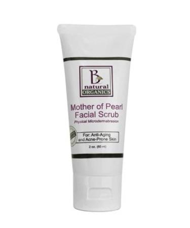 Be Natural Organics Mother of Pearl Facial Scrub 2 Oz (60 ml)