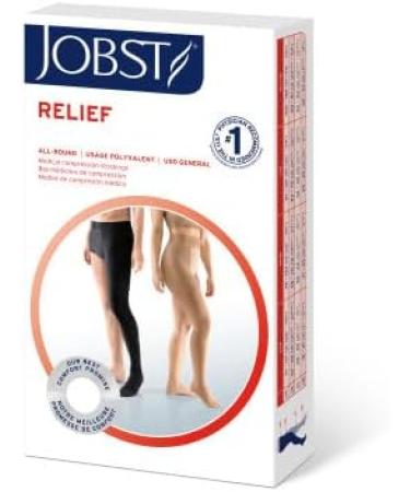 Jobst 114791 Relief 30-40 mmHg Open Shoe Single Leg Cap - X-Large Right Leg | International Shipping Available - Buy Online on GoSupps.com