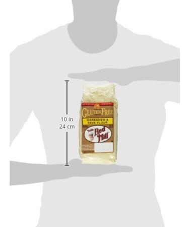 Bob's Red Mill Gluten Free Garbanzo Fava Flour 22oz (Pack of 2) | High-Quality Blend of Garbanzo and Fava Beans - Buy Online on GoSupps.com