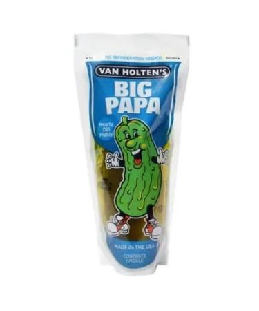 Candybox Sour cucumber van Holten s Big Papa Pickle - Cucks in the bag range - trial collection - pickled cucumbers - Fancy gift - fat -free gluten -free - 196 grams 1 pack of big dad