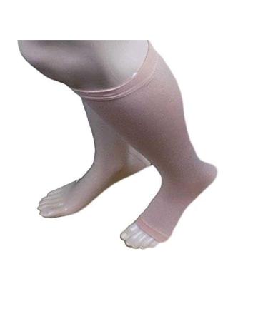 Elastic stockings CCL1 L. Open toe XL standard