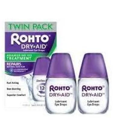 Rohto Dry-Aid Dry Eye Relief Eye Drops - Pack of 2 | Fast Shipping Worldwide - Buy Online on GoSupps.com
