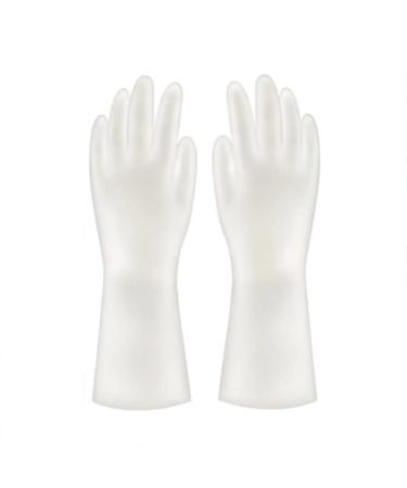 Housework Cleaning Kitchen Dishwashing Gloves Laundry Women's Waterproof Plastic Rubber Gloves Washing Bowls Gloves Tools