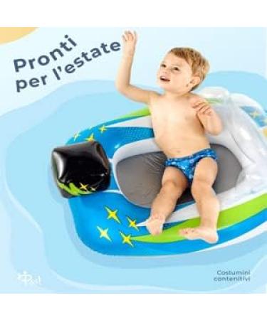 PSS! Baby Swimming Pants - Model Sailboat - Unisex Reusable & Waterproof (3-8 kg) - Multi-Colored - 1 Piece - Buy Online on GoSupps.com
