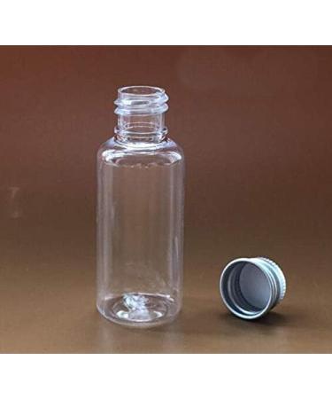 XUMIN 12PCS 20ML Refillable Clear Plastic Sample Bottles with Aluminum Caps - Ideal for Toner Essential Oils & Emulsion Packaging - Buy Online on GoSupps.com