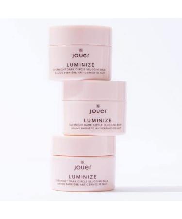 Jouer Luminizing Overnight Dark Circle Balm - Eye Cream for Dark Circles, Puffiness, and Fine Lines - Women's Eye Care Treatment with Caffeine, Vitamin K, and Vitamin C - Buy Online on GoSupps.com