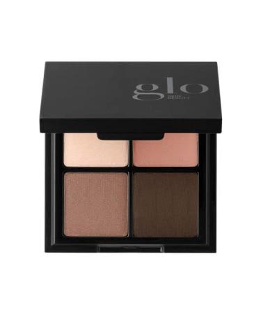 Glo Skin Beauty Eye Shadow Quad | Four Expertly Matched Shades for A Custom Eye Statement  (Bon Voyage)