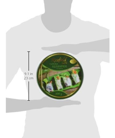 Premium 22 cm Ricefield Tapioca Rice Paper - Pack of 2 (2 x 300g) | High-Quality for Spring Rolls & Cooking - Buy Online on GoSupps.com