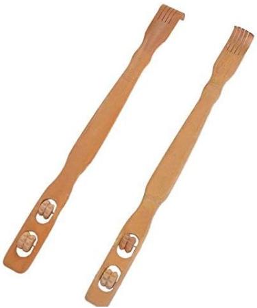 Premium Back Scratcher Rack & Double Roller Body Massager - Quality Body Stick for Ultimate Relaxation | International Shipping Available - Buy Online on GoSupps.com