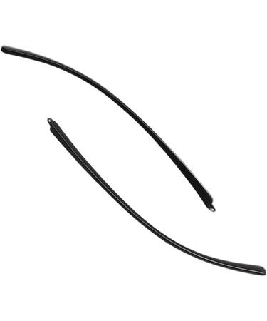 DeeboW Glasses Replacement Temples yewear Leg 1 Pair Black Universal Glasses Temples TR90 Eyeglass Replacement Arms Eyeglass Repair Kit