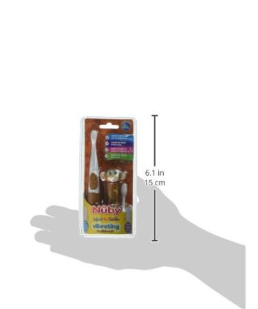 Nuby Electric Toothbrush - Monkey Character | Kids Battery Operated Dental Care - Buy Online on GoSupps.com