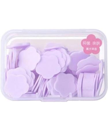100 Pcs Purple Mini Portable Travel Soap Paper Sheets Flower Shape Disposable Paper Soap Flakes Hand Wash Cleaning Washing Hand Toiletry Paper Soap Sheets Foot and Hand Care Hand Wash - Buy Online on GoSupps.com