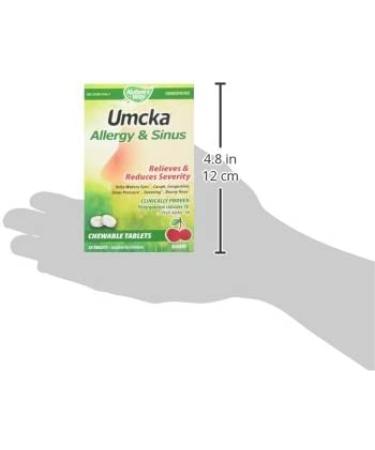 Umcka Allergy & Sinus Relief - Cherry Flavor, 20 Tablets | Nature's Way - Buy Online on GoSupps.com