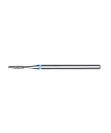 Diamond nail drill bit flame blue head diameter 1.4 mm/working part 8 mm