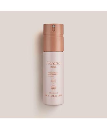 Boticario - Linha Floratta (Rose) - Body Spray 100 Ml - (Floratta (Rose) Collection - Body Spray 3.4 Fl Oz) - Buy Online on GoSupps.com