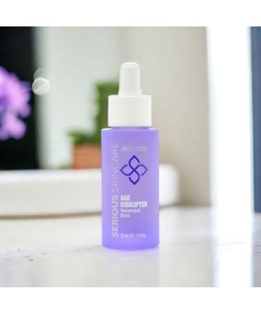 Serious Skincare Absolutes Age Disrupter Serum - Resveratrol Youthful Radiance with Grape Skin Stem Cells - Revitalize & Improve Elasticity - 1 oz - Buy Online on GoSupps.com