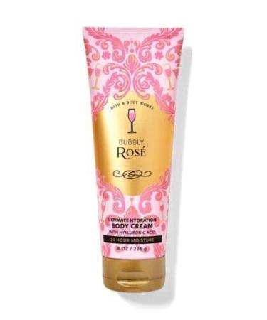 Bath and Body Works Bubbly Rose Ultimate Hydration Body Cream 8 oz