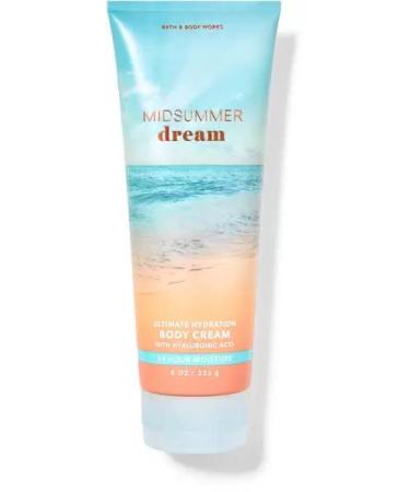 Bath & Body Works Midsummer Dream Signature Collection Ultra Shea Body Cream 8 Ounce (Midsummer Dream)