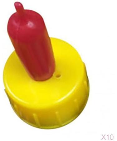 10pcs Nipple Orphan Bottle Lamb Pet Pup Dog Red Sheep Cat Goat Teat Drink Animal Feeding - Buy Online on GoSupps.com