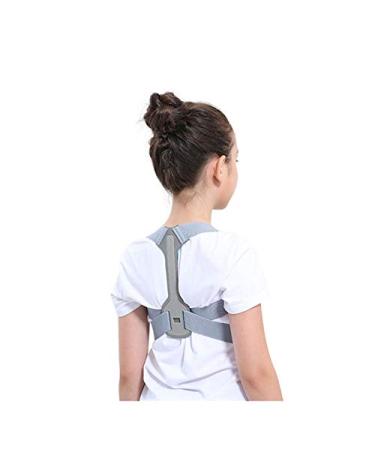 Child Spine Support Strap Posture Corrector for Children Adjustable Corrector Belt Posture Correction (Color : Gray Size : Small 100 130cm) vision Grey Medium 125 155cm