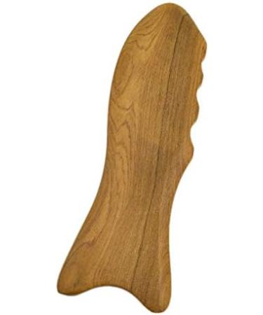 Desikixudy Wooden Fish Shape Massage Tool | Relaxing Foot Roller & Hand Massager | International Shipping Available - Buy Online on GoSupps.com