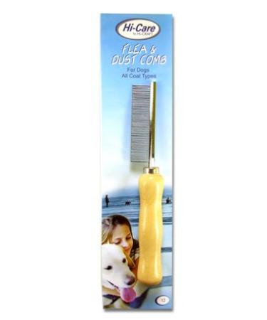 Hicraft flea comb wood handle