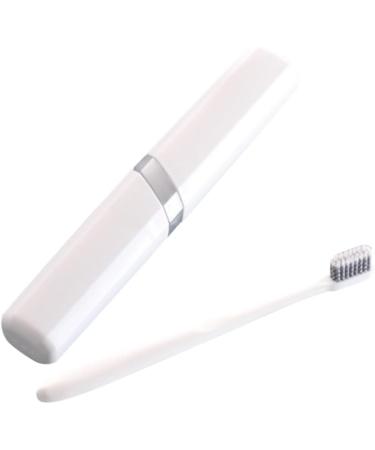 Ultechnovo Portable Travel Toothbrush Holder - Protective Case for On-the-Go Toothbrushes | Ideal Travel Gift in White - Buy Online on GoSupps.com