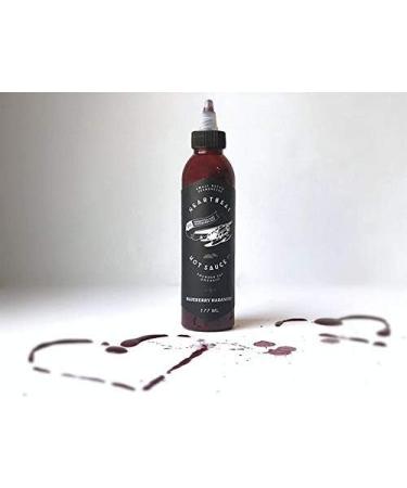 Heartbeat Hot Sauce - Blueberry Habanero 177ml - Small Batch & Handmade Vegan Preservative Free Featured on Hot Ones (3 Bottles) Blueberry Habanero 177 ml (Pack of 3) - Buy Online on GoSupps.com