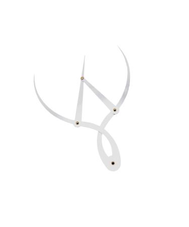 DRESSOOS Eyebrow Stencil Eyebrow Measure Tool Eyebrow Ruler Brow Stencils Template Balance Ruler Disposable