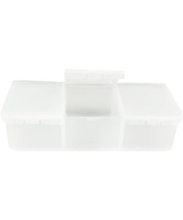 Com-Four 7-Day Drug Doser & Pill Organizer - Weekly Medication Box with 3 Compartments - Light Blue - Perfect for Morning Lunch Evening Doses - Buy Online on GoSupps.com