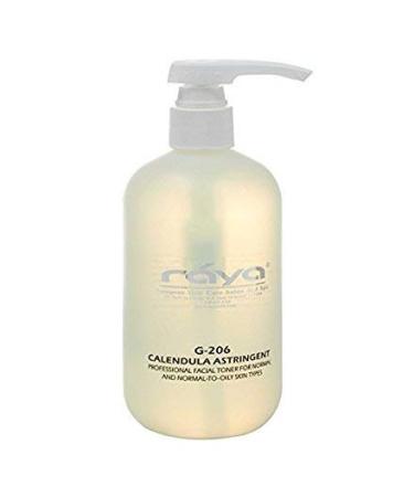 RAYA Calendula Astringent with AHA 16 oz (G-206) | Glycolic Facial Toner for Combo and Partially Oily Skin Prone to Break-Outs | Helps Normalize pH and Fight Bacteria | Made with Alpha Hydroxy Acids 16 fl-oz