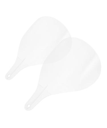 Vaguelly 2pi ces Masque Facial Transparent R utilisable Pour La Laque Et Coupe De Cheveux Lot