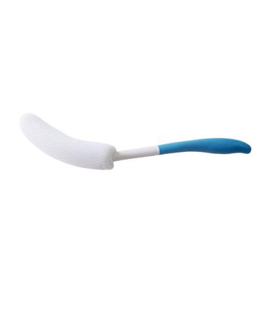 Natureman bathing brush with long grip 39 cm easy to reach slippery curved handle body brush for seniors suitable for older people pregnant women bathing and showering - Buy Online on GoSupps.com