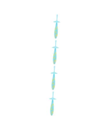 minkissy 4-piece toothbrush set made of food-grade silicone soft fur
