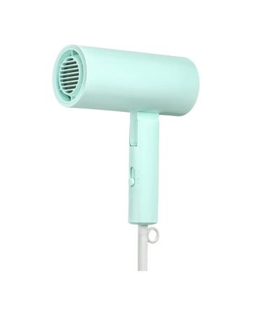 1600W Travel Hairdryer Childrens Hair Dryer Portable Mini Hair Dryer Temperature Protect Hair with 2 Speeds Low Noise Overheating Protection Cute Hair Dryers for Students Girls Friends Green Small