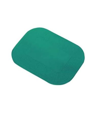 Dycem Non Slip Rectangular Pad 25 x 18 cm Green Precut Adhering Pad Grip Assistance Non-Toxic Prevents Objects From Sliding or Rolling Ideal for Cups Plates and Eating Utensils Green 25 x 18 cm - Rectangular