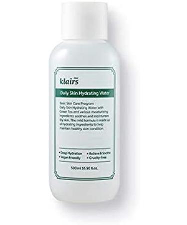 Dear Klairs Daily Skin Hydrating Water 500ml - Deep Hydration & Soothing Care - Buy Online on GoSupps.com