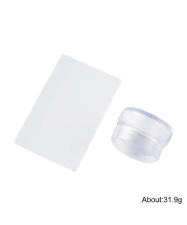Lurrose Jelly Nail Art Stamp Set | Clear Stamp Tool for Manicure & Nail Accessories | Perfect for Nail Stamping Kits - Buy Online on GoSupps.com