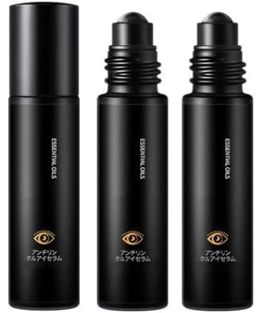 SRBIRD Anti Wrinkle Eye Roller for Men - Cooling Eye Stick for Puffiness & Dark Circles Peptides & Vitamin C Moisturizing Firming for All Skin Types (10ml 2)