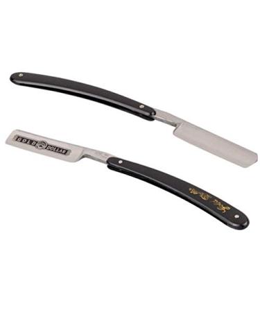 Shop Minkissy 5-Piece Vintage Retro Edge Razor Set - Stainless Steel Beard Knife for Men | Perfect Christmas Gift in Black & Silver - Buy Online on GoSupps.com