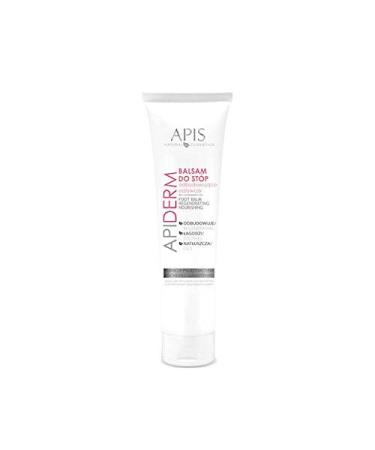 APIS APIDERM build-up balm for the feet with extract made of tarab tree oats linen aloe with vitamin A and E D-Panthenol and allantoin |Relief and regeneration |100 ml