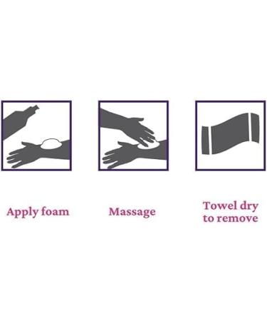 Nilaqua Rinse Free Body Wash Foam | Full Body Cleansing Foam | Wipe Away Cleanser | Waterless Shower & Bath Wash for Elderly and Hospital Care | Aerosol Free 500ml - Towel Off body wash foam - Buy Online on GoSupps.com