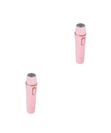 Beaupretty Lot De 2 pilateurs 4 En 1 Pour Le Visage Le Corps Le Nez Et Les Sourcils Pour Femmes Rose