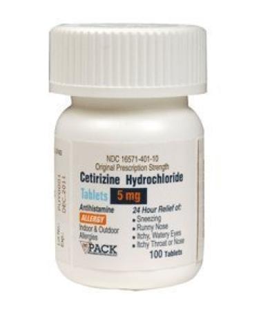 CETIRIZINE Hydrochloride 5MG PACK 100TB PACK PHARMACEUTICAL