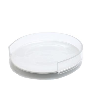 Fabacare plate rim the plate rander special dishes edge increase eating aid senior aid transparent diameter 25.5-27.5 cm