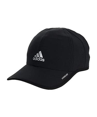 adidas Superlite 2 Relaxed Adjustable Performance Cap One Size Black/White 1