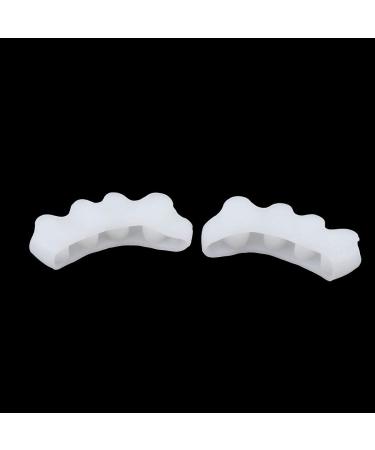 Silicone Toe Separators for Nail Art & Pedicures - Relaxing Toes (White) | International Shipping Available - Buy Online on GoSupps.com