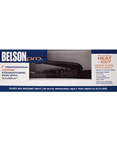 Belson Pro Ceramic Flat Iron 1"